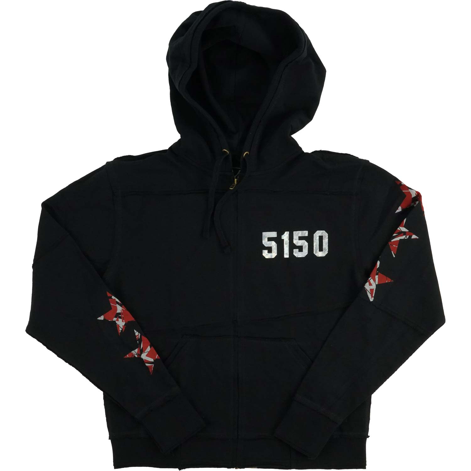 EVH Frankenstein Guitar Hoodie Zippered Hooded Sweatshirt