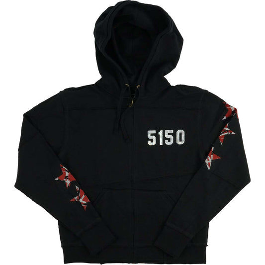 EVH Frankenstein Guitar Hoodie Zippered Hooded Sweatshirt