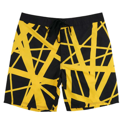 EVH 79 Board Shorts (Black Body/Yellow) Board Shorts