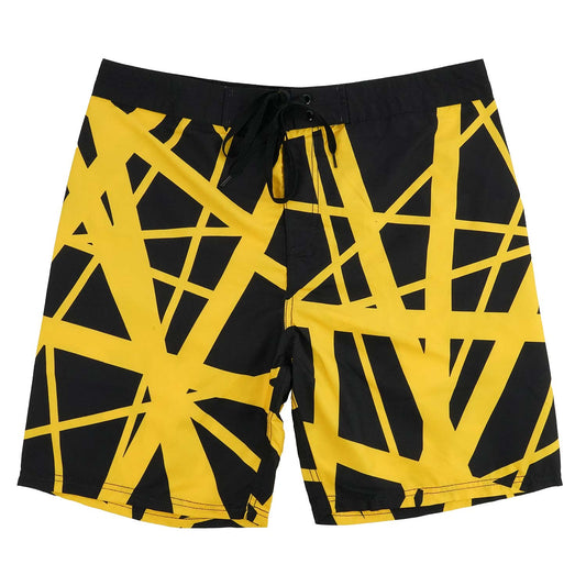 EVH 79 Board Shorts (Black Body/Yellow) Board Shorts