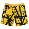 EVH 79 Reverse Board Shorts (Yellow Body/Black) Board Shorts