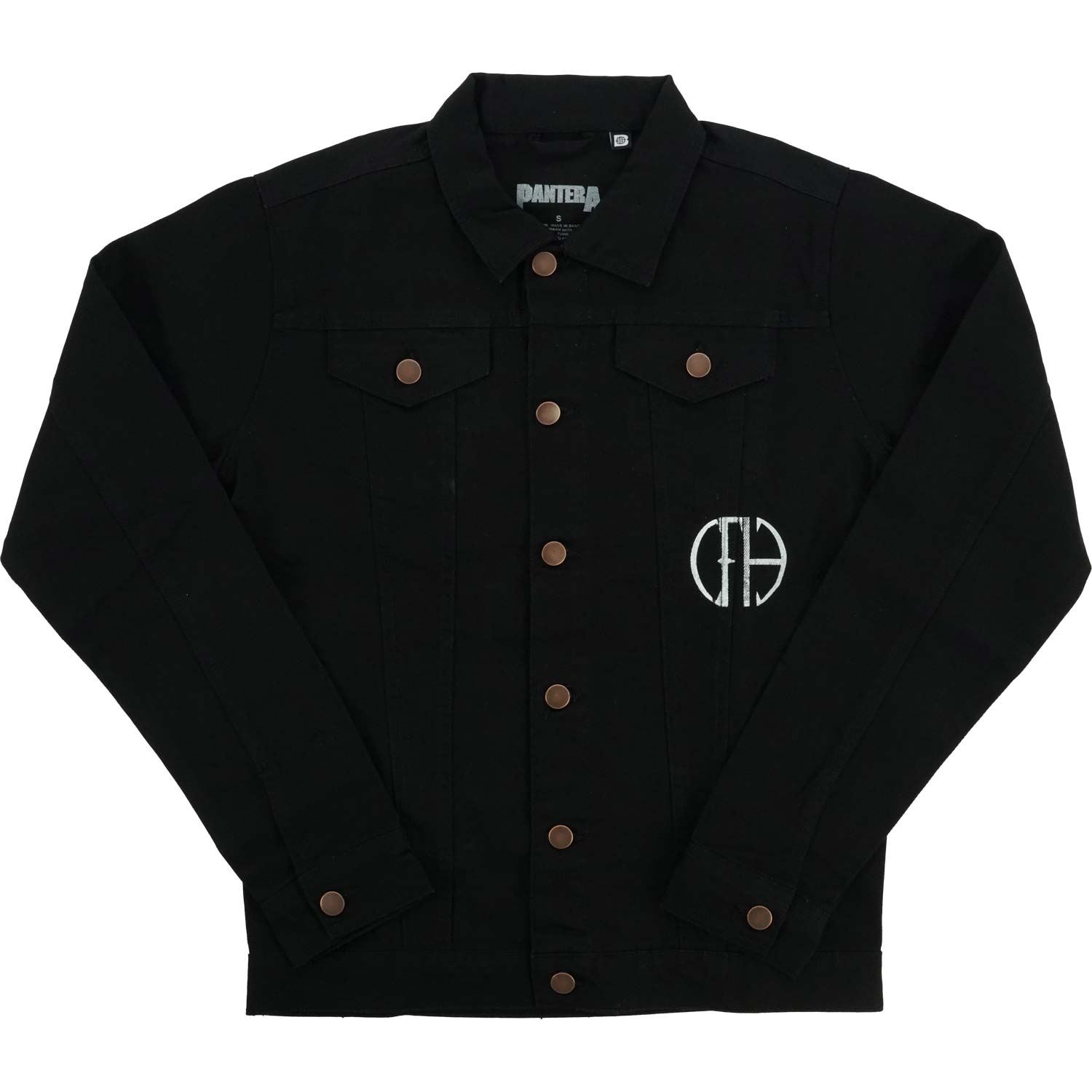 Skull Black Denim Jacket Denim Jacket