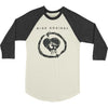 TGNS HeartFist Raglan (Natural/Heather Black) Baseball Jersey