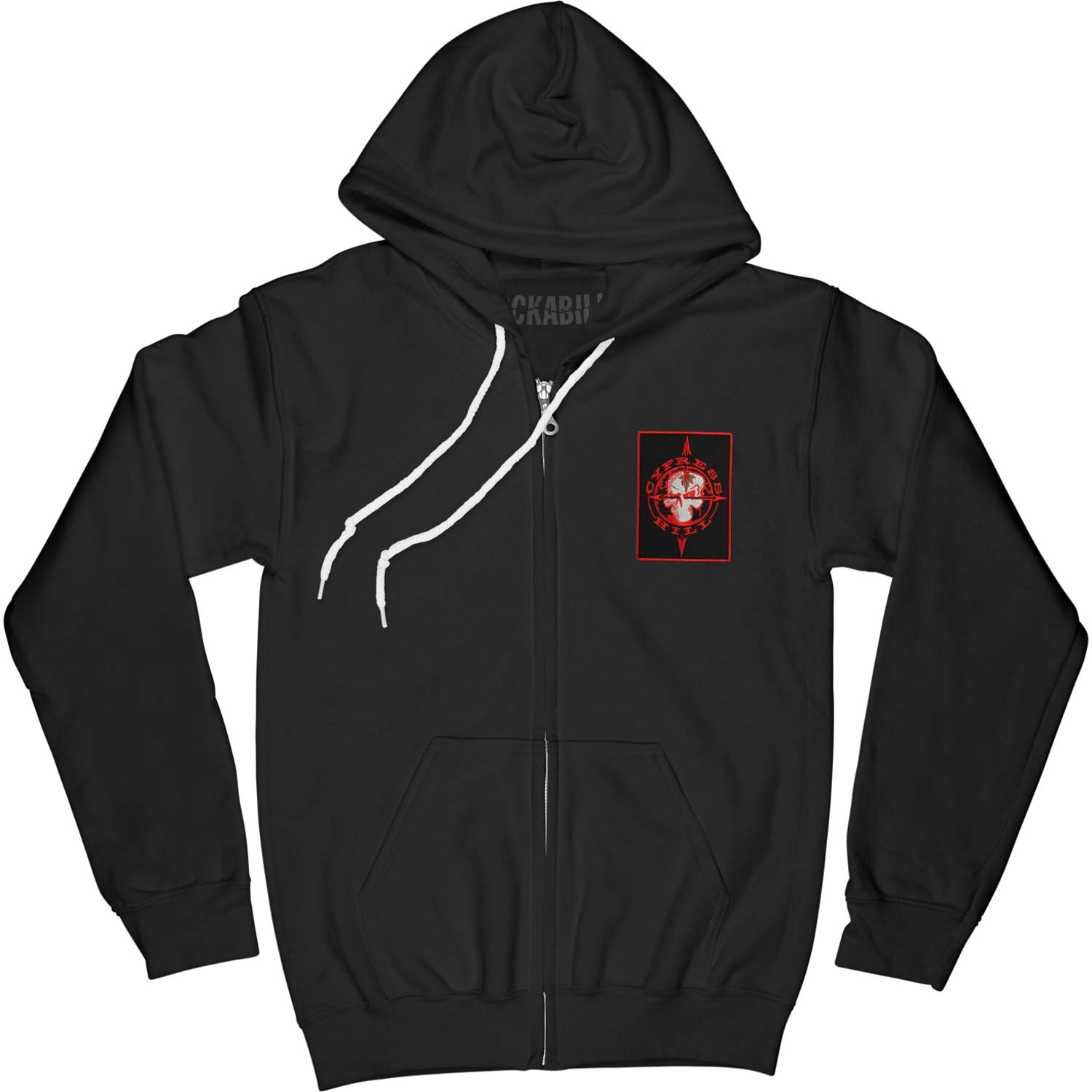 Elephants On Acid Zippered Hooded Sweatshirt