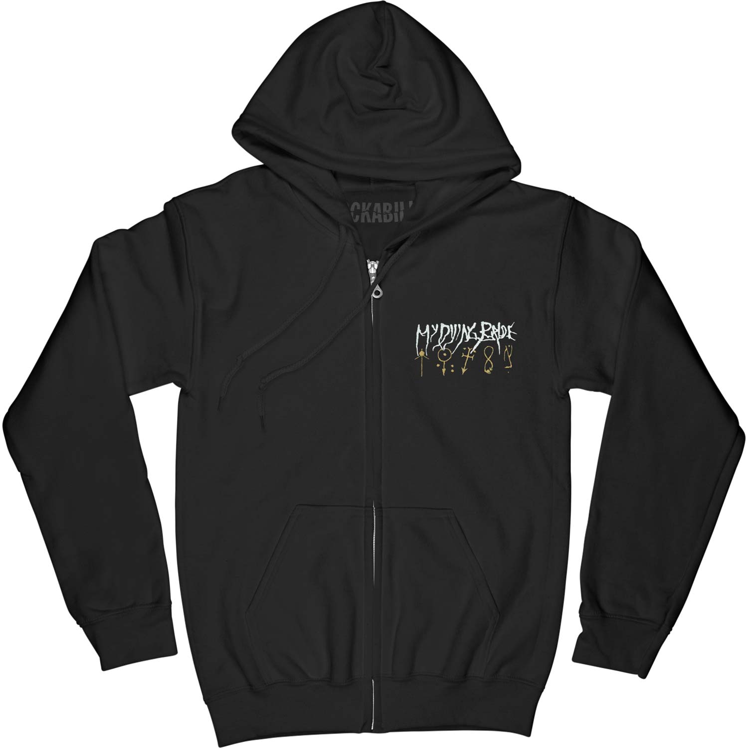My Dying Bride The Ghost Of Orion Skull Zippered Hooded Sweatshirt