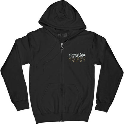 My Dying Bride The Ghost Of Orion Skull Zippered Hooded Sweatshirt
