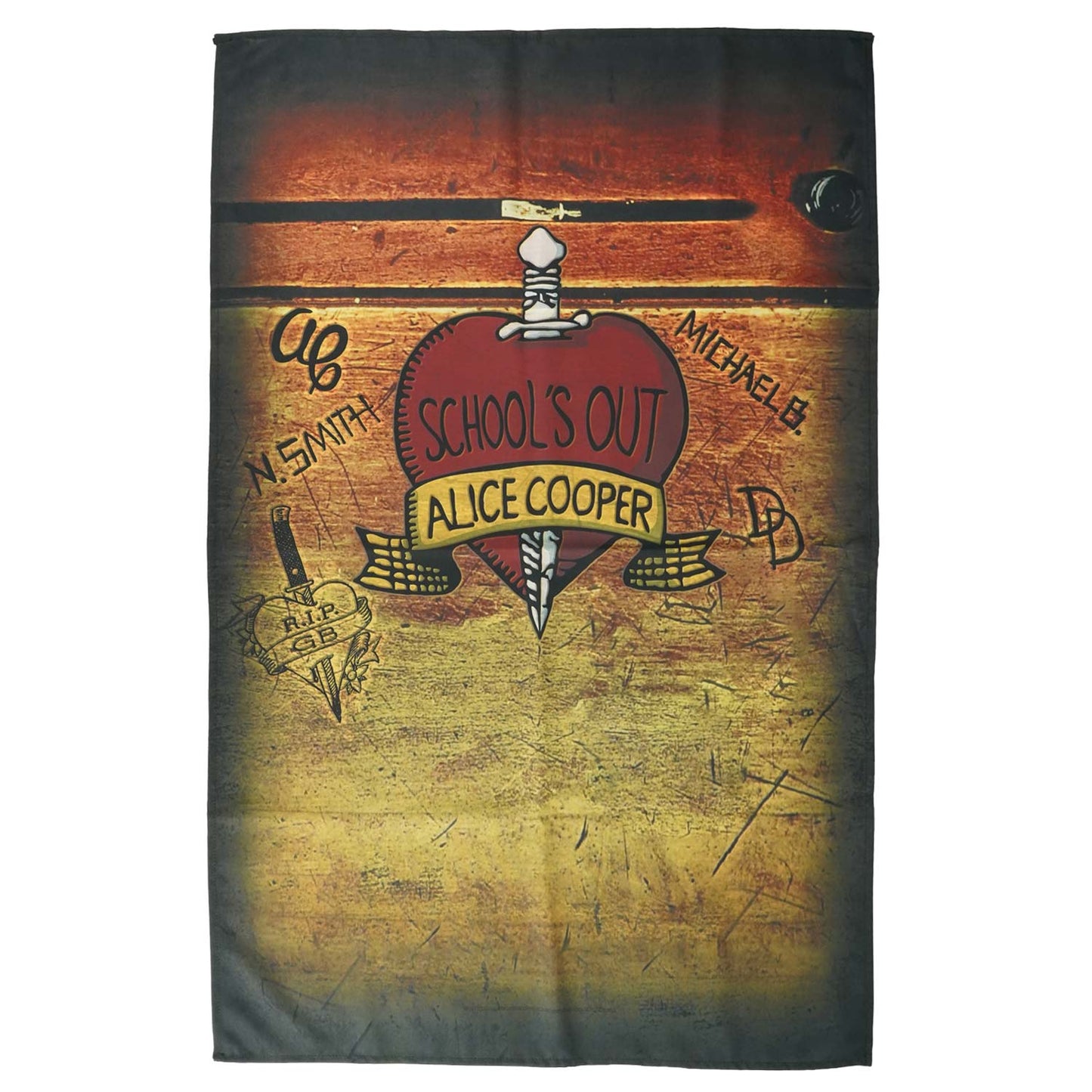 School's Out Poster Flag