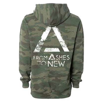 Grunge Logo Pullover Hood (Camo) Hooded Sweatshirt