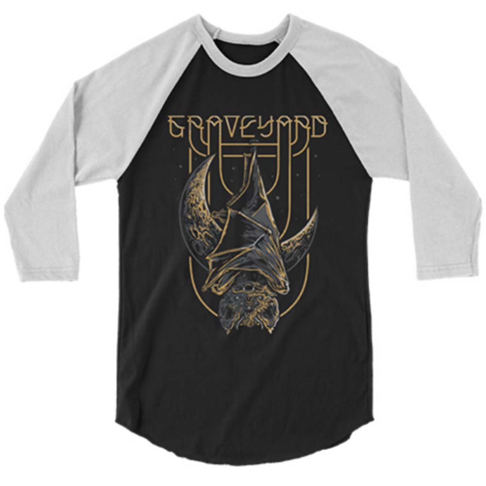 Batmoon Rising Raglan (Black/White) Baseball Jersey