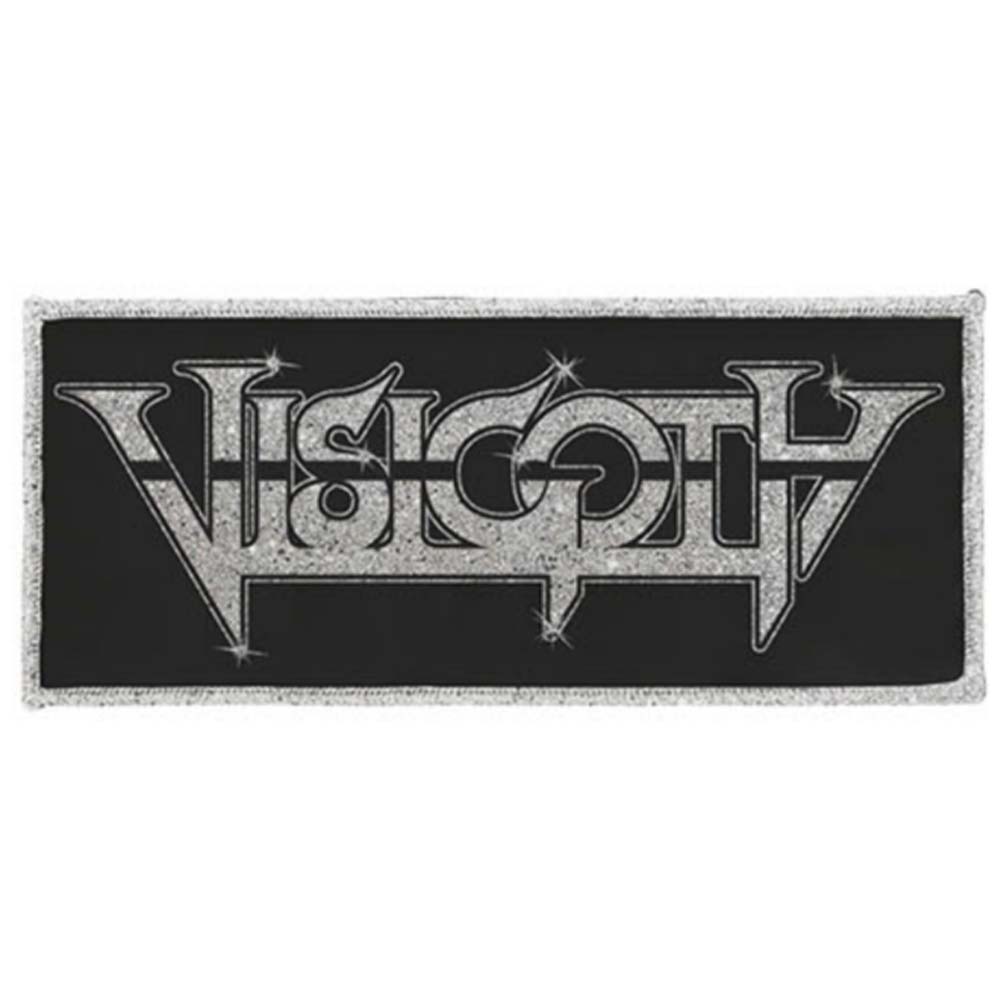 Visigoth Silver Glitter Woven Logo Patch Woven Patch