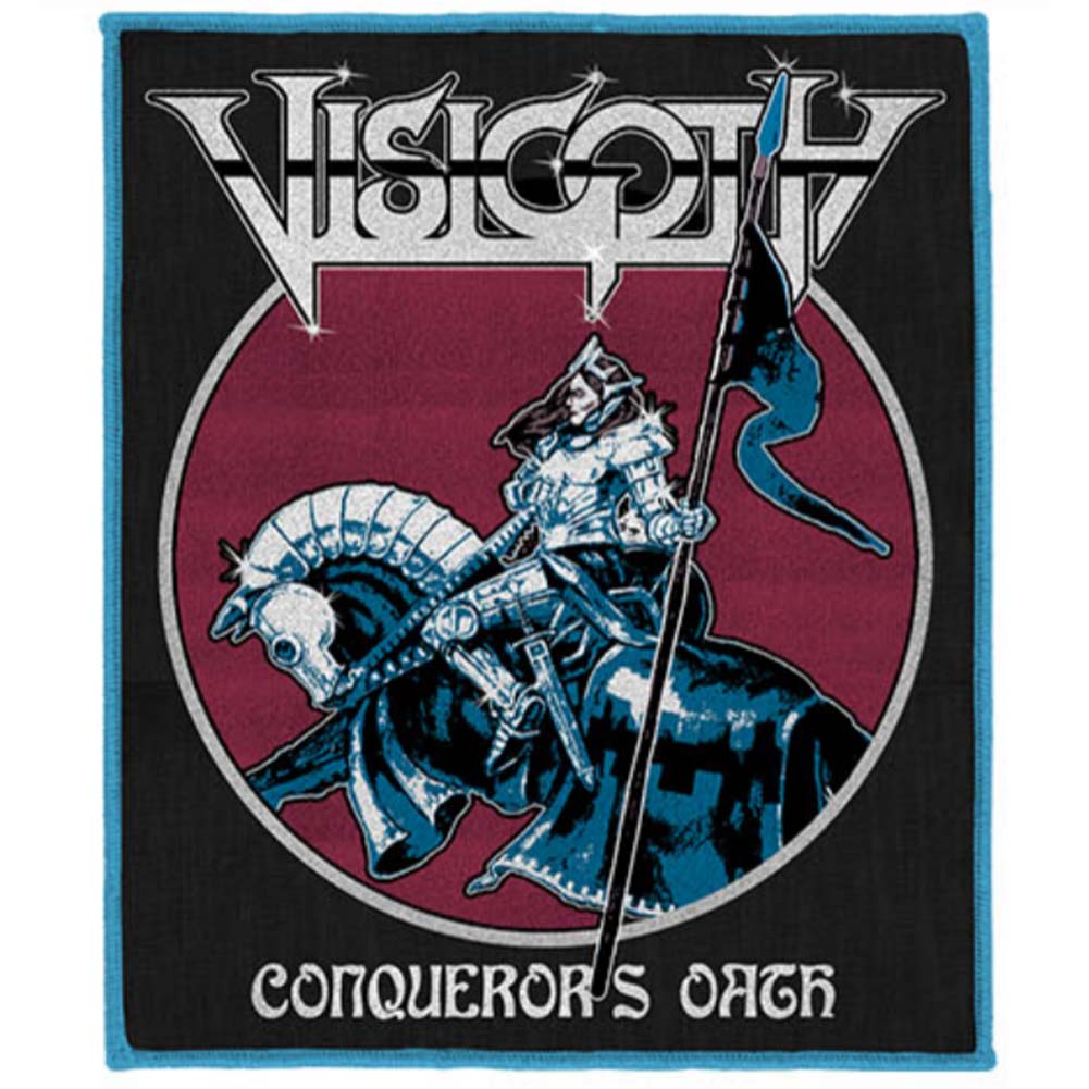 Conqueror's Oath Blue Edges Woven Patch