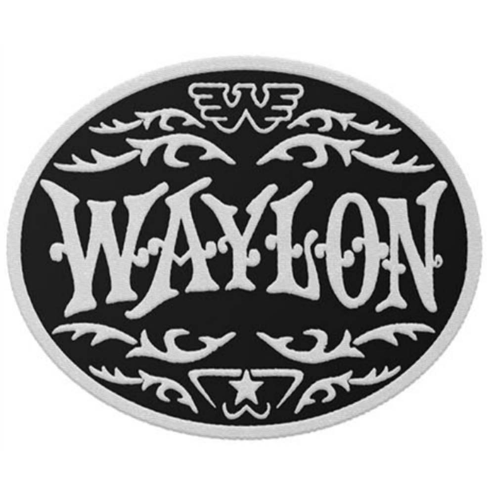 Monogram White Embroidered Patch Embroidered Patch