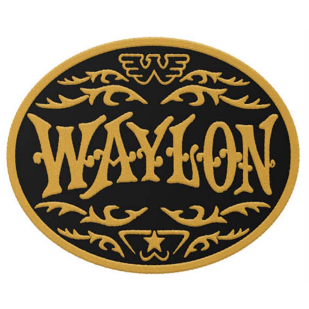 Monogram Yellow Embroidered Patch (Yellow/Black) Embroidered Patch