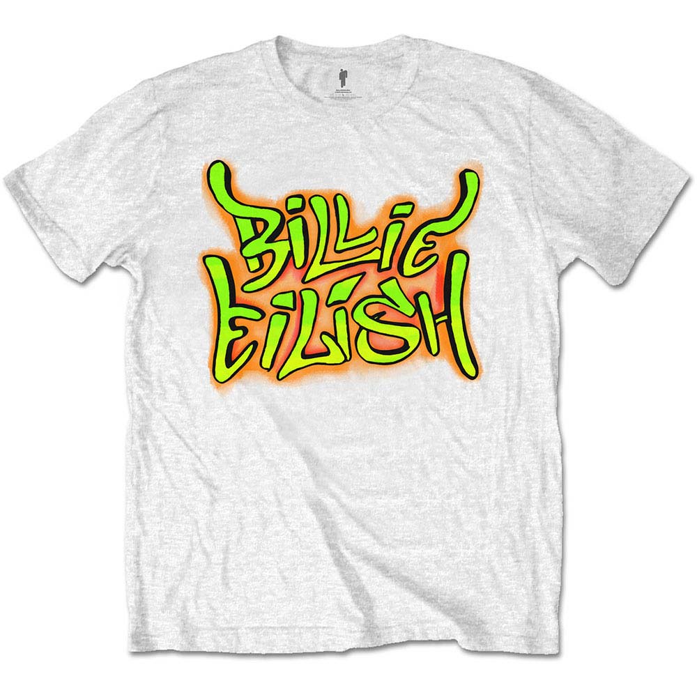 Billie Eilish Graffiti Slim Fit T-shirt 420977 | Rockabilia Merch