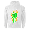 Airbrush Flames Blohsh (Back Print) Hooded Sweatshirt