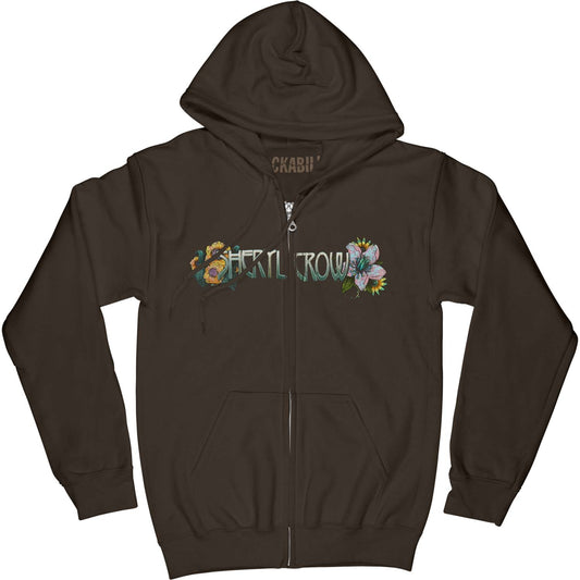 Peacock Girl's Zipper Hoodie Junior Top