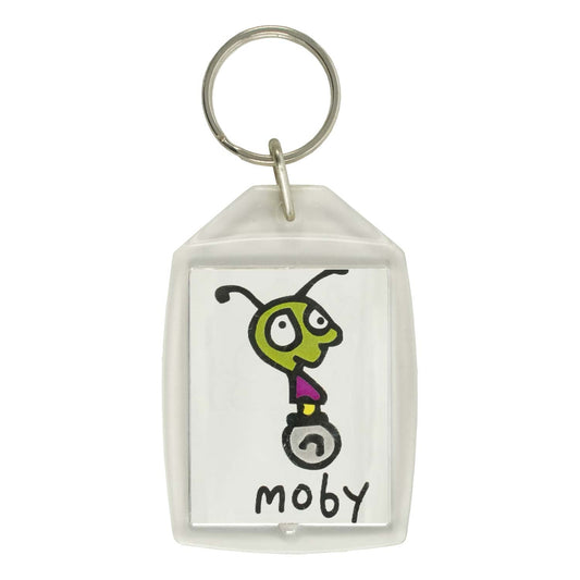 Moby Plastic Key Chain