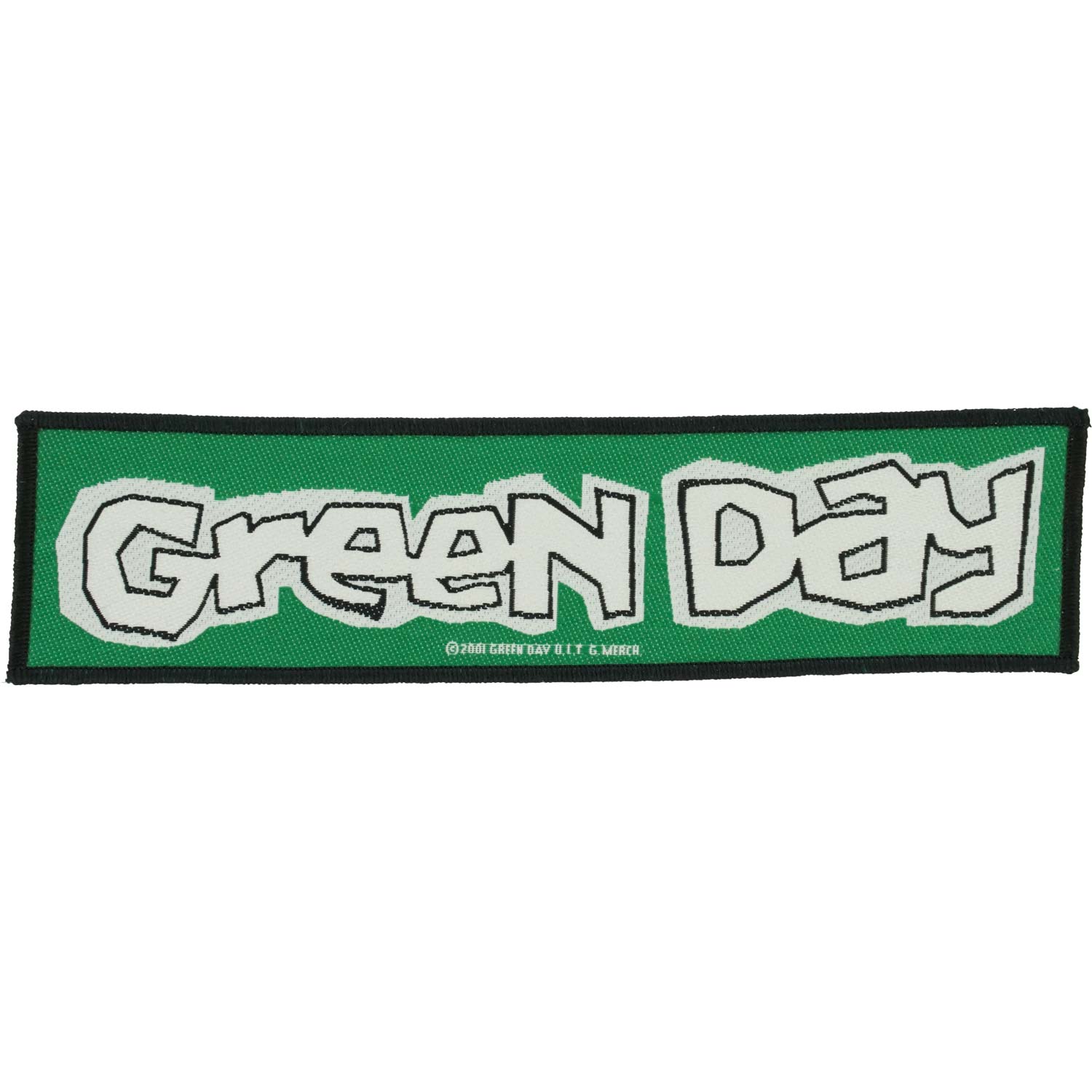 Green Day Woven Jumbo Patch