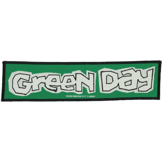 Green Day Woven Jumbo Patch