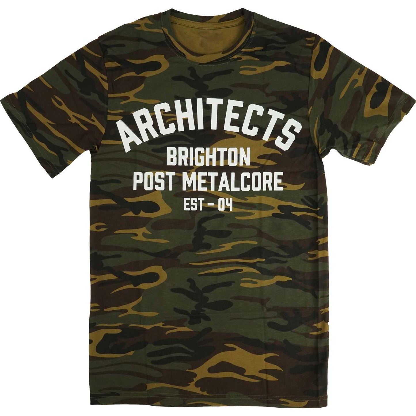 Architects Brighton Post Metalcore Tee (Camo) T-shirt