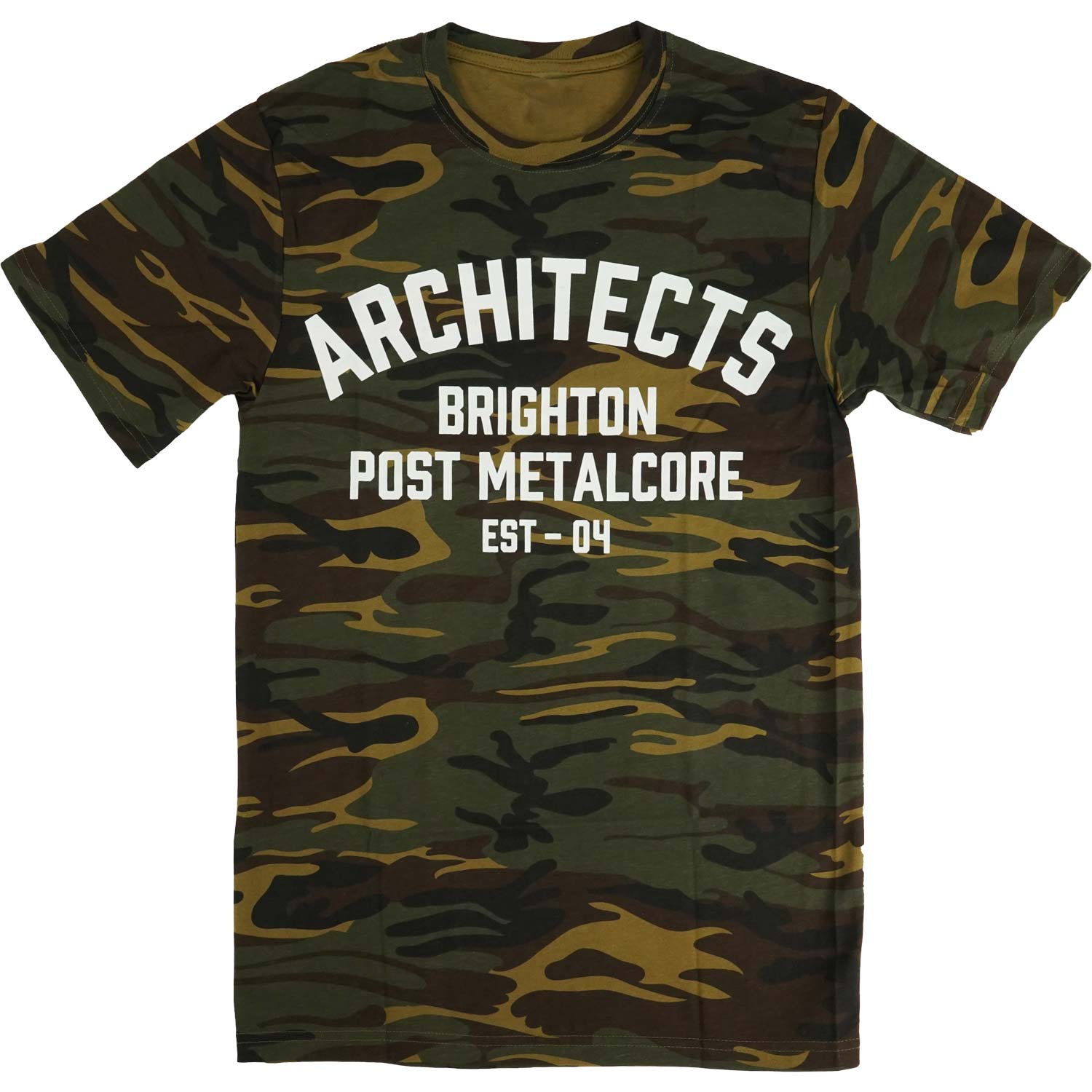 Architects Brighton Post Metalcore Tee (Camo) T-shirt