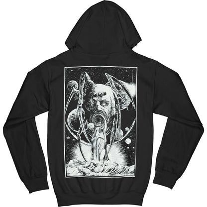 The Spider In The Web Zippered Hooded Sweatshirt