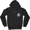 The Spider In The Web Zippered Hooded Sweatshirt