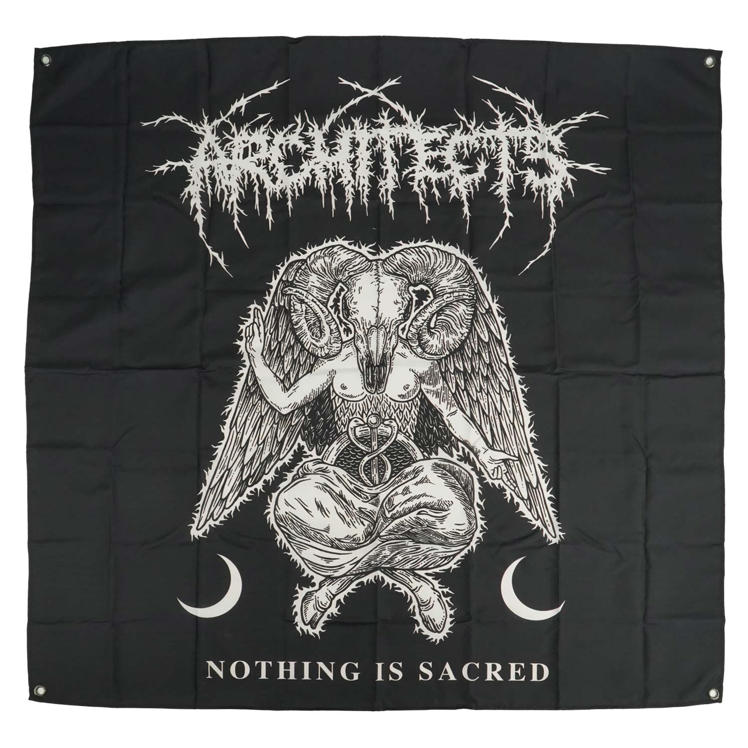 Nothing Is Sacred Flag (47" x 46") Poster Flag