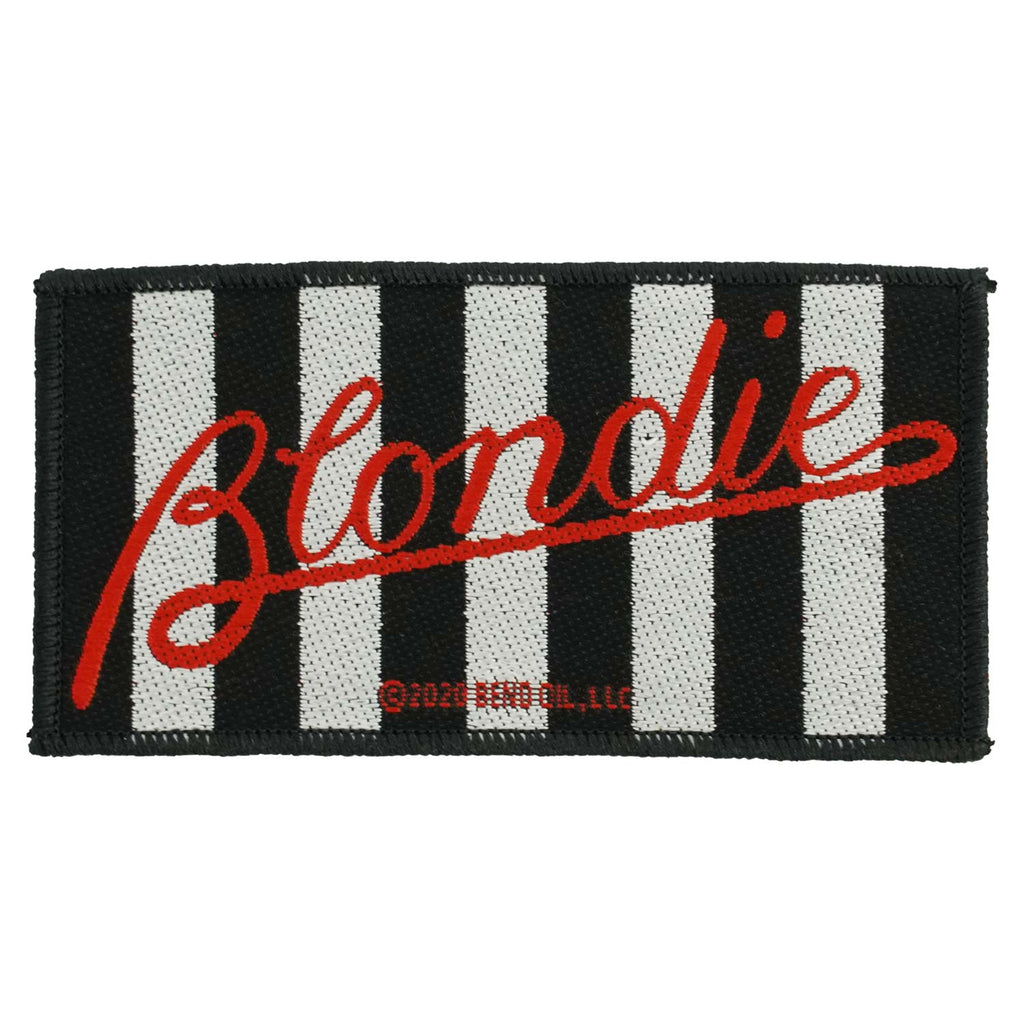 Blondie Parallel Lines Woven Patch