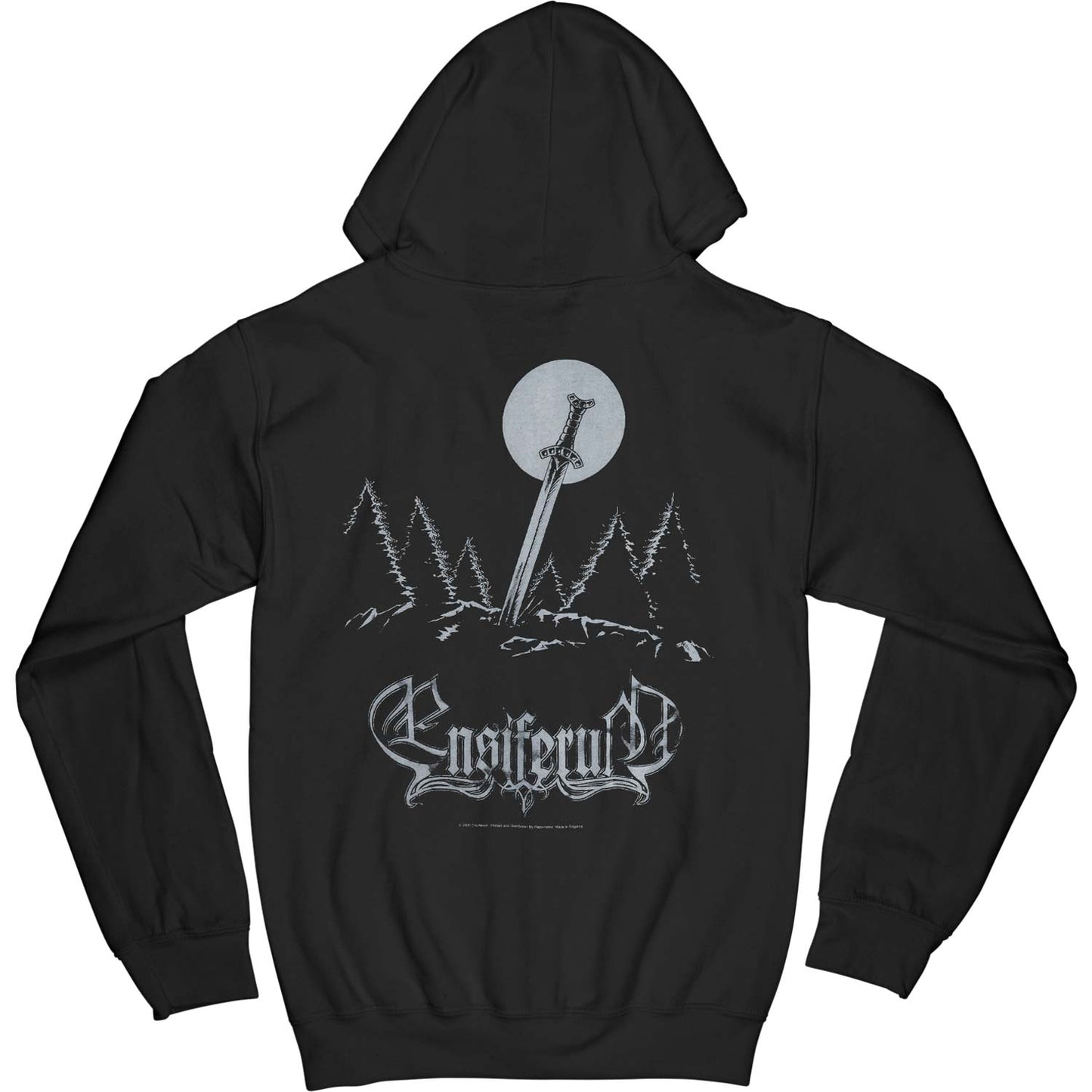 Ensiferum Sword & Axe Zippered Hooded Sweatshirt