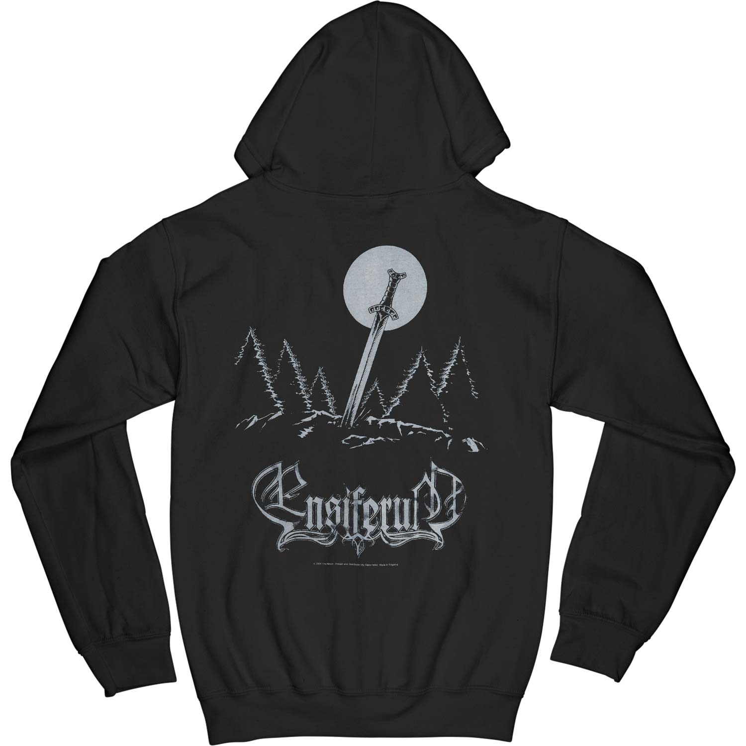 Ensiferum Sword & Axe Zippered Hooded Sweatshirt