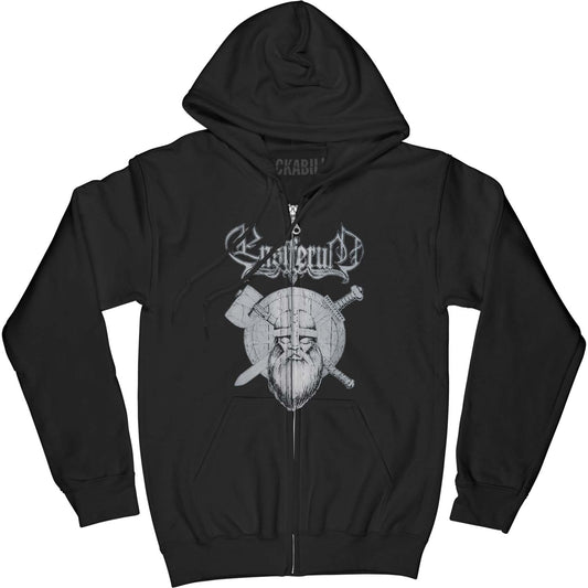 Ensiferum Sword & Axe Zippered Hooded Sweatshirt