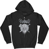 Sword & Axe Zippered Hooded Sweatshirt