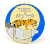 Tiger Pewter Pin Badge