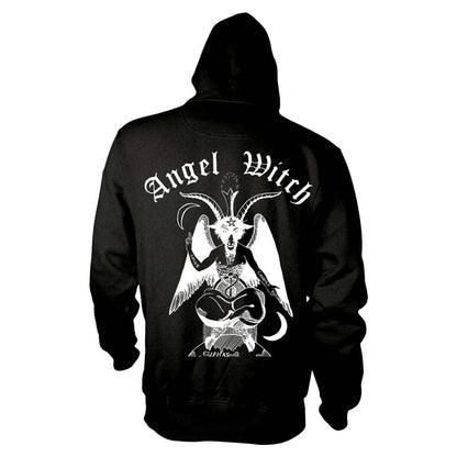 Angel Witch Baphomet (Black) Zippered Hooded Sweatshirt