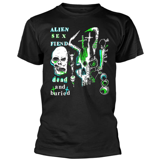 Alien Sex Fiend Dead And Buried T-shirt