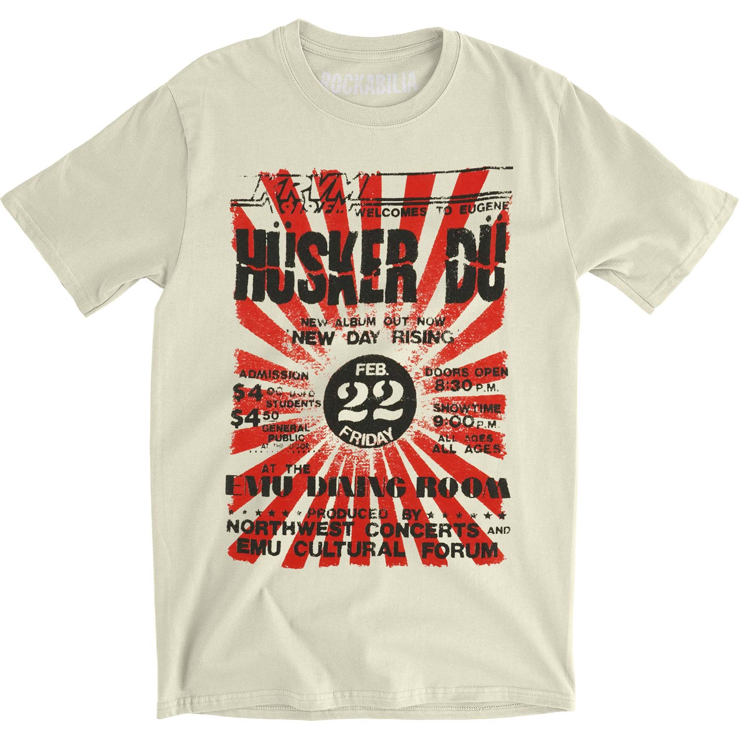 Radio/New Day Rising Cream Slim Fit T-shirt