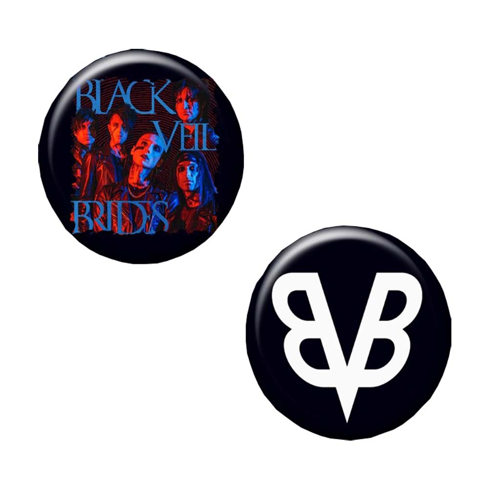 Black Veil Brides BVB Buttons Collector Items