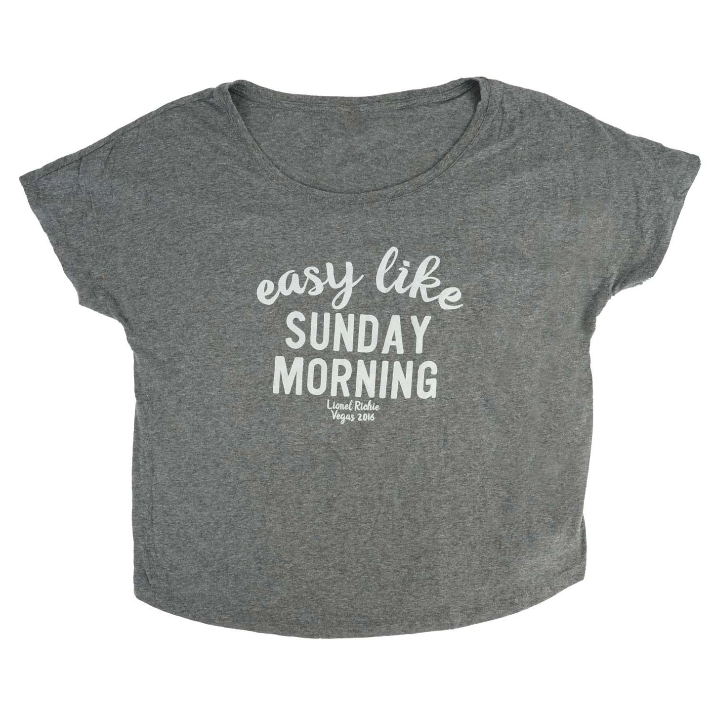 Easy On Heather Gray Junior Baby Doll Junior Top