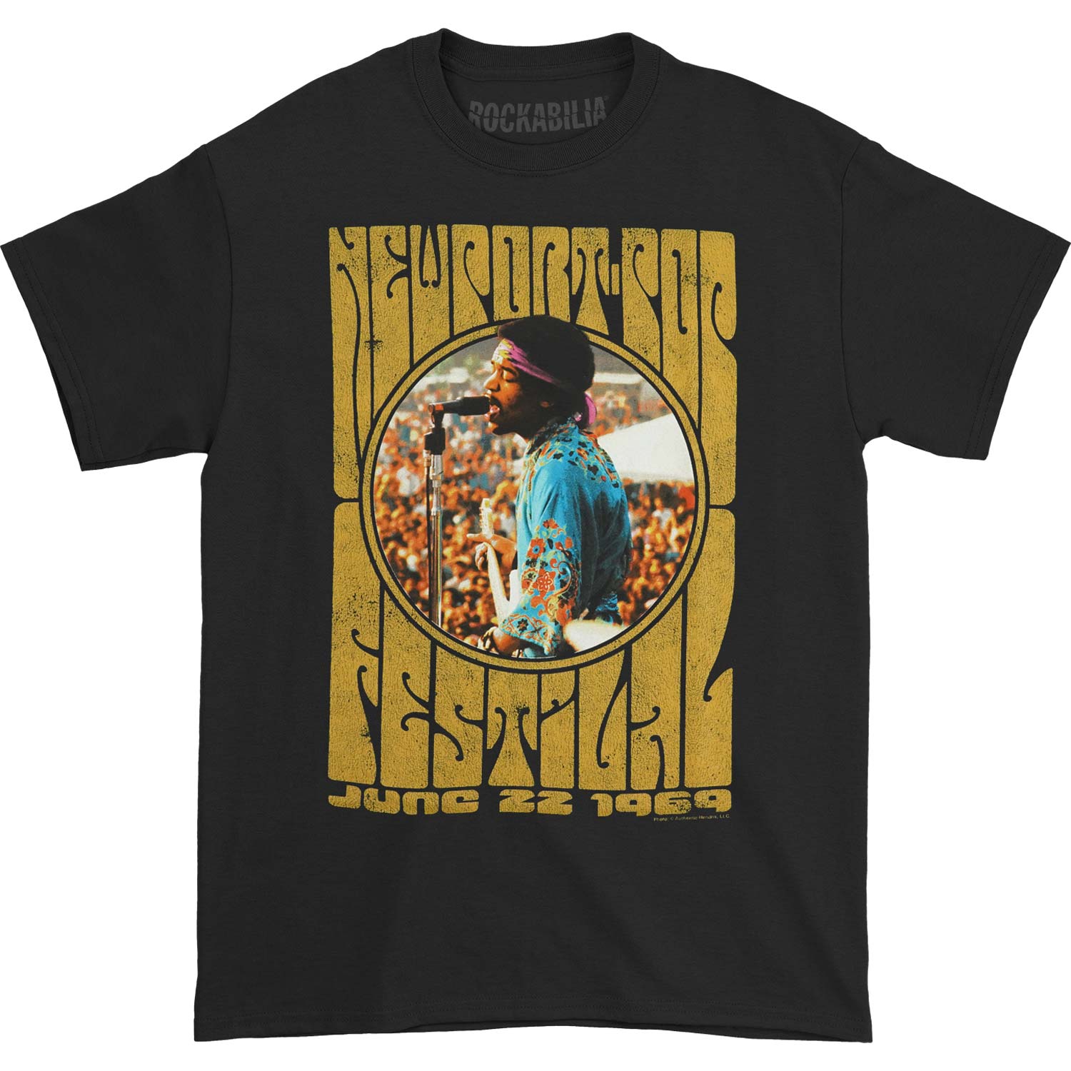Jimi Hendrix Newport Pop T-shirt