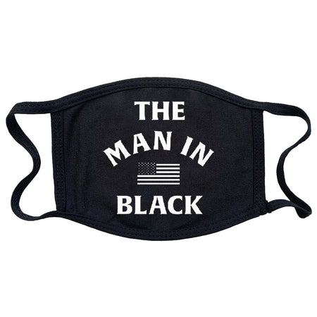 Man In Black Face Mask