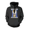 M2 Logo on Black Hooded Sweatshirt