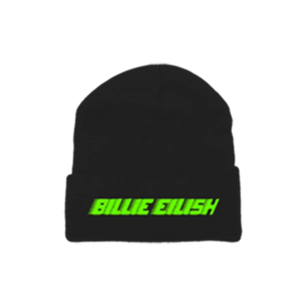 Green Logo Beanie