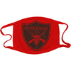 Pirate Logo Red Face Mask