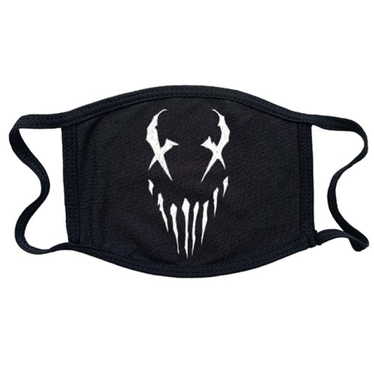 Mushroomhead Black Mask/White Logo Face Mask