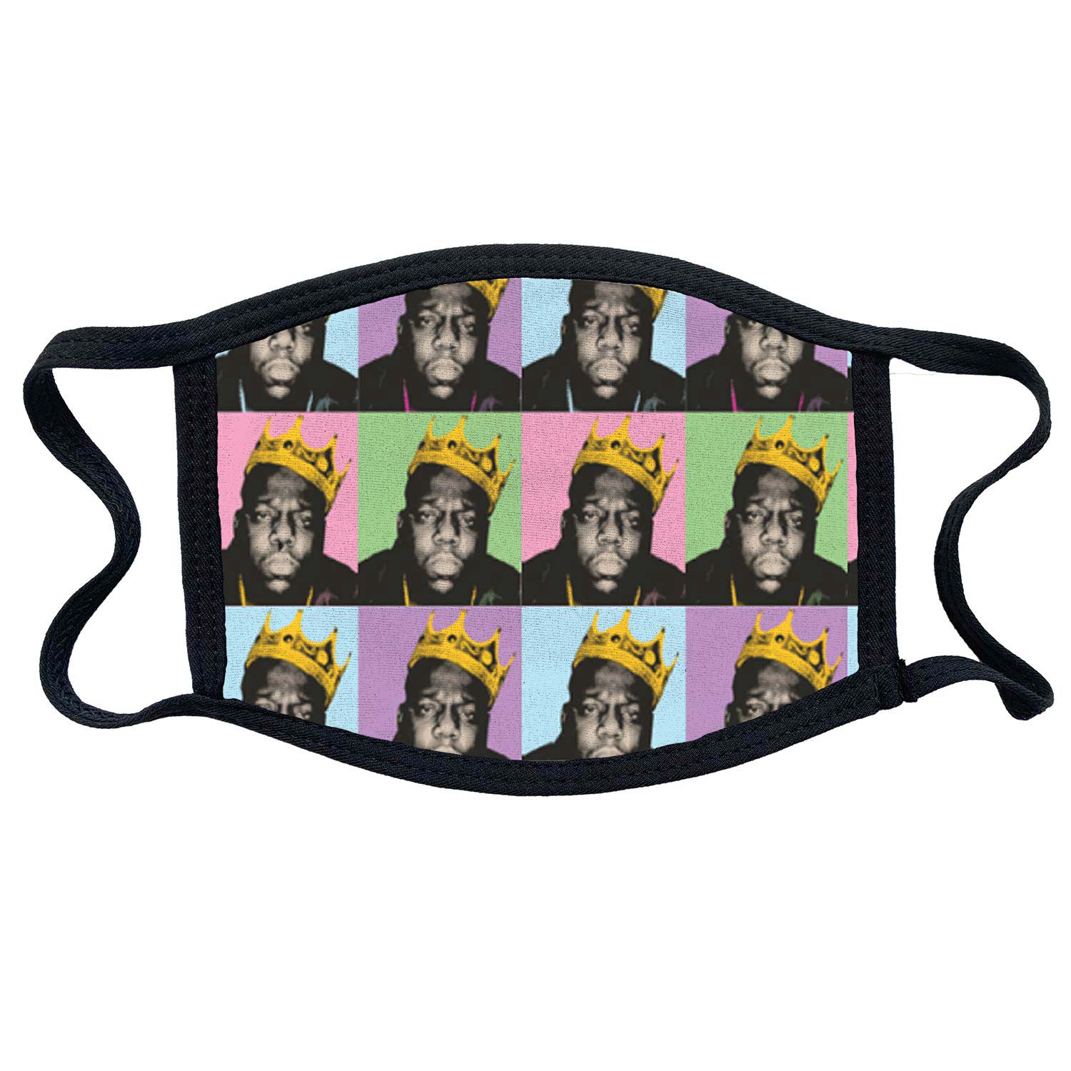 Pop Art Biggie Face Mask