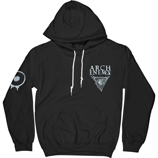 Arch Enemy Logo Skull Hooded Sweatshirt