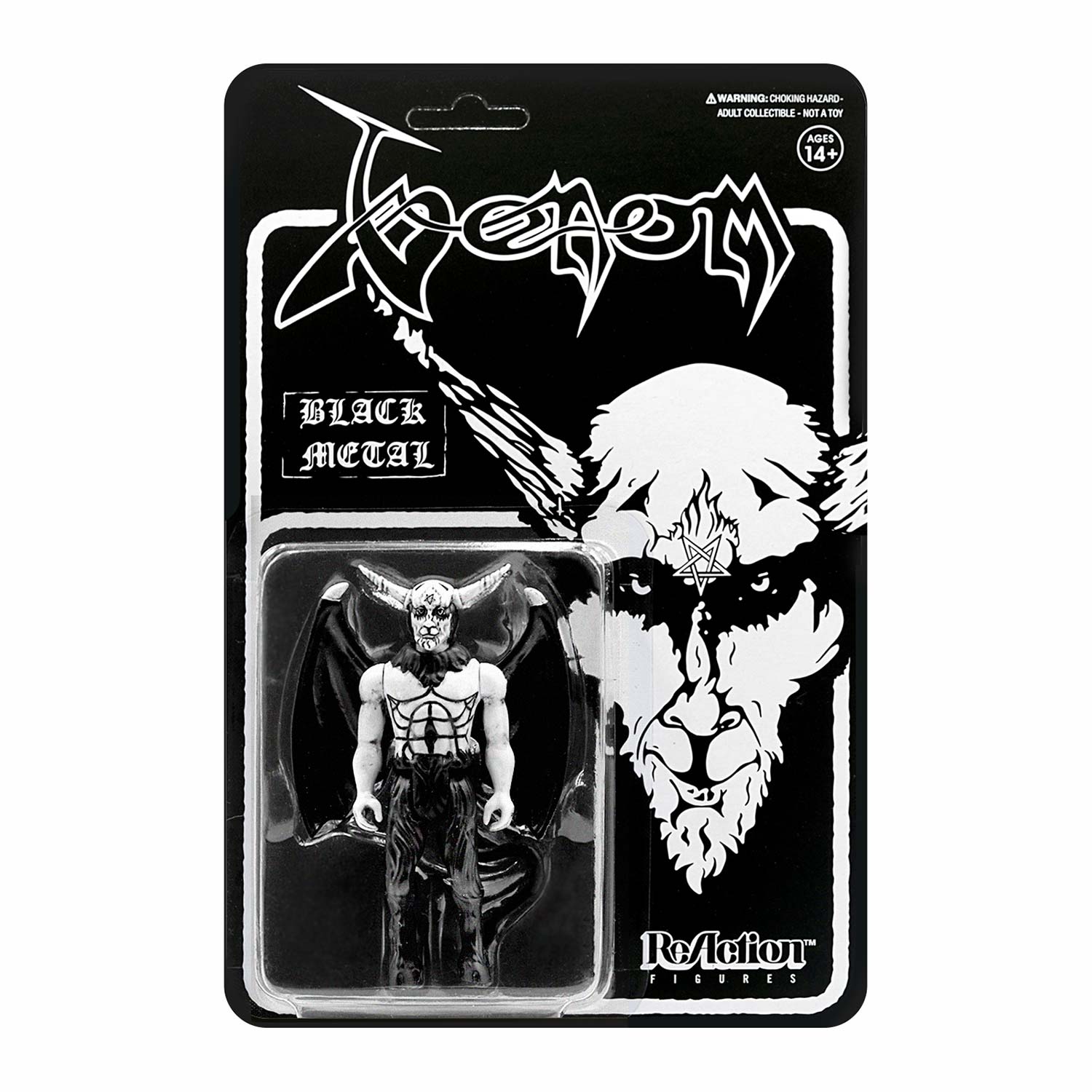 Super7 Black Metal 3.75" ReAction Figure Action Figure