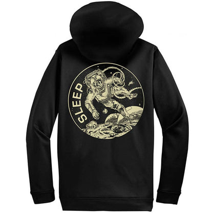 Sleep Astronaut ZIP UP HOODIE Zippered Hooded Sweatshirt