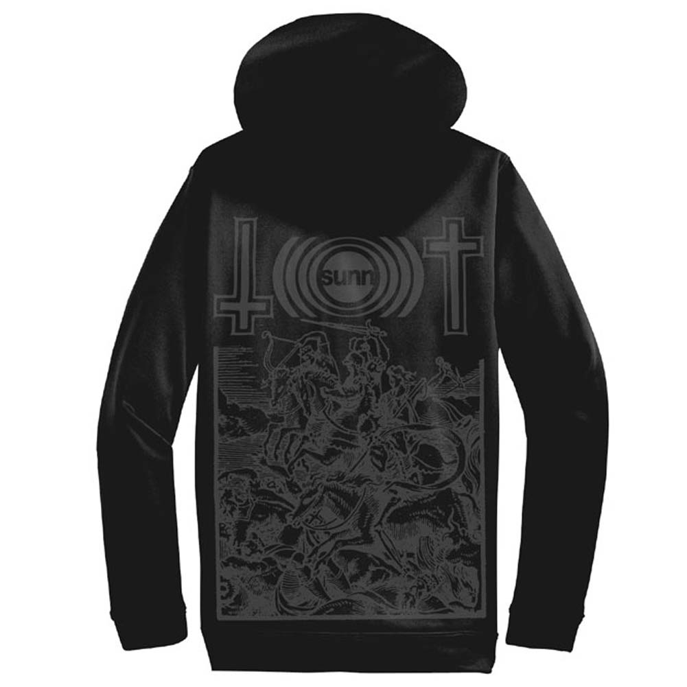 Sunn O))) Flight of the Behemoth ZIP UP HOODIE Zippered Hooded Sweatshirt